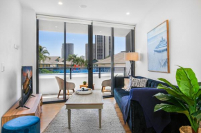 Surfers Paradise 2-Bed Near Beach with Pool & Gym